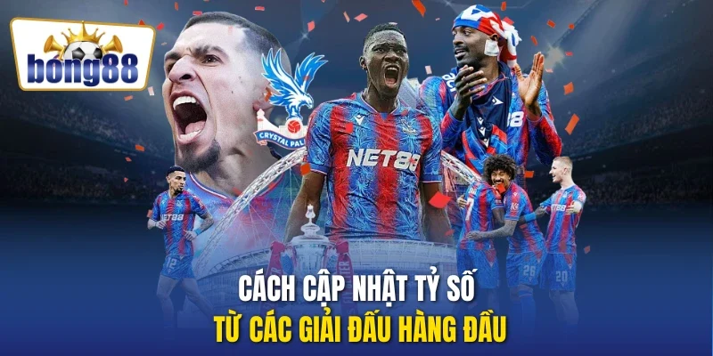 Cách cập nhật tỷ số từ các giải đấu hàng đầu